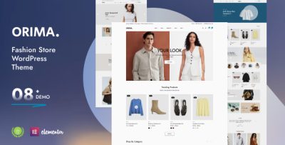 Orima - Fashion Store WordPress Theme