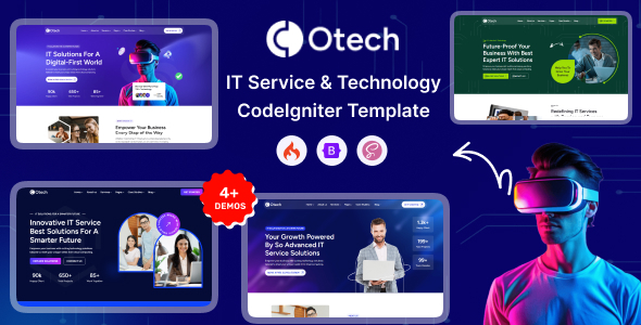 oTech - CodeIgniter IT Solutions & Technology Startup Template oTech - CodeIgniter IT Solutions & Technology Startup Template