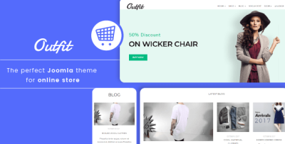 Outfit - Minimalist Responsive eCommerce Joomla template