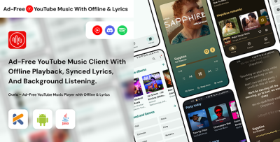 Ovelo - Ad-Free YouTube Music Player with Offline & Lyrics