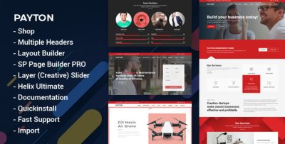 Payton - Professional Joomla 5 Template for Business, Spa, Rental & More