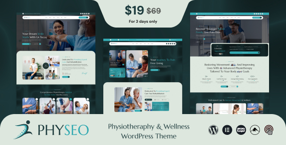 Physeo - Physiotherapy & Wellness WordPress Theme Physeo - Physiotherapy & Wellness WordPress Theme