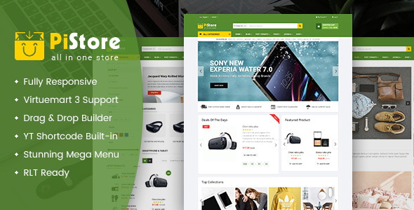 PiStore - Multipurpose eCommerce VirtueMart Template PiStore - Multipurpose eCommerce VirtueMart Template