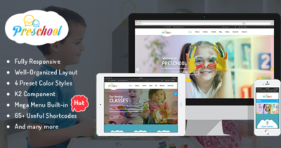 Preschool - Children Education Joomla Template for Kindergarten, Child Care Centers