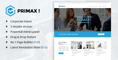 Primax - Multi-Purpose Joomla Template