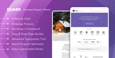 Quark: Responsive Multipurpose Drupal 7 Theme