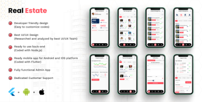 Real Estate Admin App – Flutter Mobile Admin for Property Management