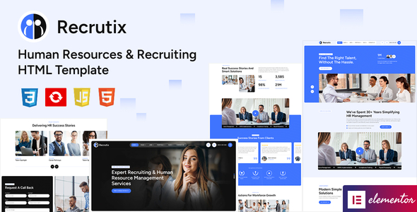 Recrutix - Human Resources & Recruiting HTML Template Recrutix - Human Resources & Recruiting HTML Template