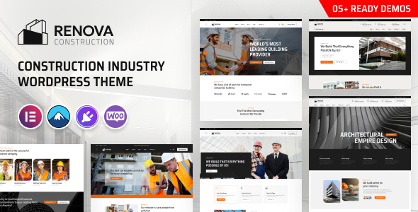Renova - Construction Industry WordPress Theme Renova - Construction Industry WordPress Theme