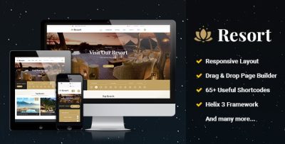 Resort II - Ultimate Responsive Hotel, Travel Joomla Template