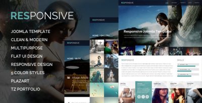 Responsive - Multi-Purpose Joomla Template
