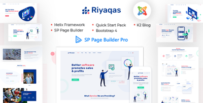 Riyaqas - Creative Multipurpose Joomla Template