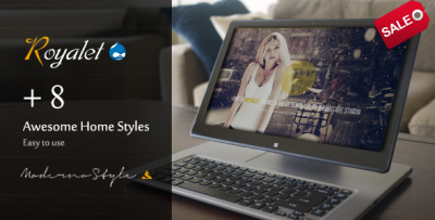 Royalet | One Page Bootstrap Drupal 7.6 Theme