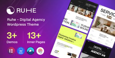 Ruhe - Digital Agency WordPress Theme
