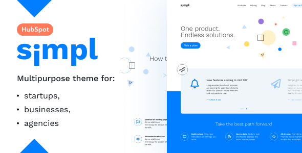 Simpl — Startup and Marketing HubSpot Theme Simpl — Startup and Marketing HubSpot Theme