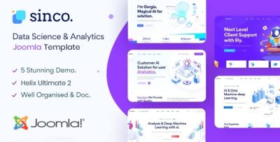 Sinco - Data Science & Analytics Joomla 5 Template