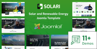 Solari - Joomla 5 Ecology & Solar Energy Template