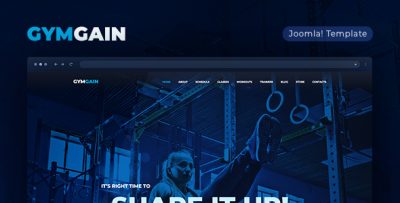 Sports Joomla Template GymGain