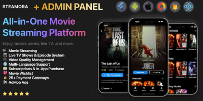 Streamora - Steaming Flutter App