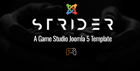 Strider - Joomla 5 A Game Studio Template Strider - Joomla 5 A Game Studio Template