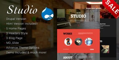 Studio - Multipurpose Technology Drupal 7.6 Theme