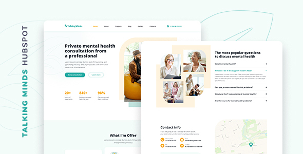Talking Minds – Psychotherapist HubSpot Theme Talking Minds – Psychotherapist HubSpot Theme