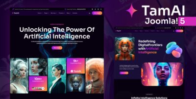 Tamai - Creative Joomla 5 Template for Portfolios & Agencies