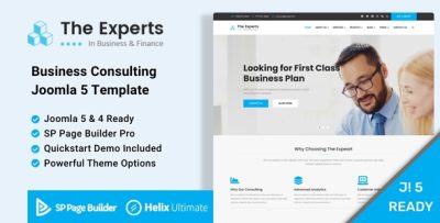 The Experts - Business Consulting Joomla 5 Template