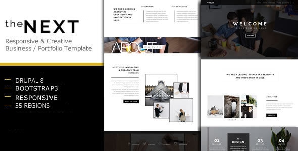 theNEXT - Creative Business Drupal 8 Theme theNEXT - Creative Business Drupal 8 Theme