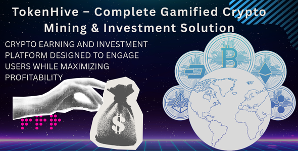 TokenHive – Complete Gamified Crypto Mining & Investment Solution TokenHive – Complete Gamified Crypto Mining & Investment Solution