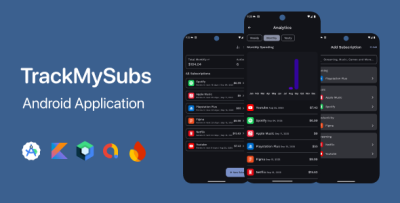 TrackMySubs - Subscription Manager (Android, Jetpack Compose)