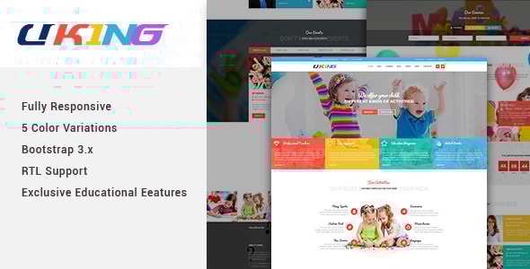 Uking - Responsive Joomla kindergarten Template Uking - Responsive Joomla kindergarten Template