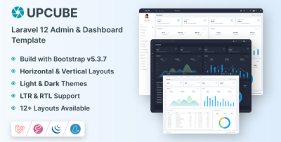 Upcube - Laravel 12 Admin & Dashboard Template