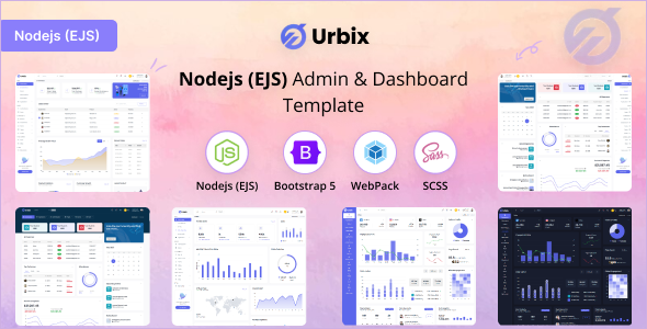 Urbix - Nodejs Admin & Dashboard Template Urbix - Nodejs Admin & Dashboard Template