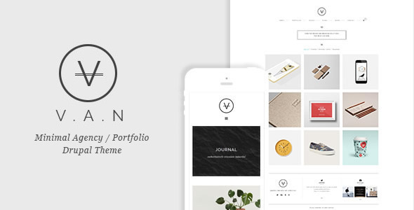 VAN - Minimal Agency / Portfolio Drupal Theme VAN - Minimal Agency / Portfolio Drupal Theme