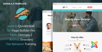 Venator - Joomla 5 Dog Behavior Training Template | Pet Care