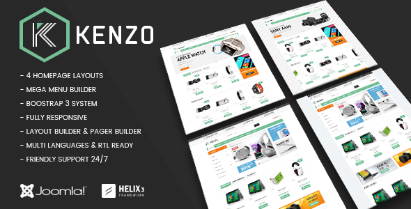 Vina Kenzo - Responsive VirtueMart Joomla Template Vina Kenzo - Responsive VirtueMart Joomla Template