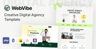 WebVibe - Creative Digital Agency PHP Template