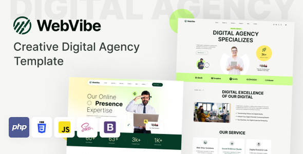 WebVibe - Creative Digital Agency PHP Template WebVibe - Creative Digital Agency PHP Template