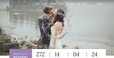 Wedding - Resonsive Event Joomla Template