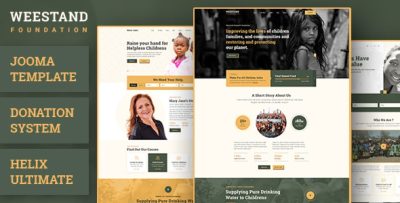 Weestand - Joomla 5 Nonprofit, Charity, NGO Fundraising Template