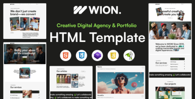 Wion - Creative Digital Agency Html Tempalte