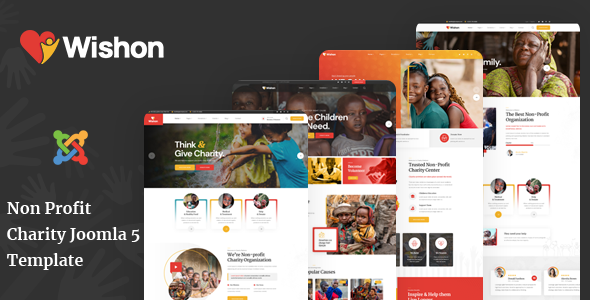 Wishon - Joomla 5 Nonprofit Charity Template | NGO Wishon - Joomla 5 Nonprofit Charity Template | NGO