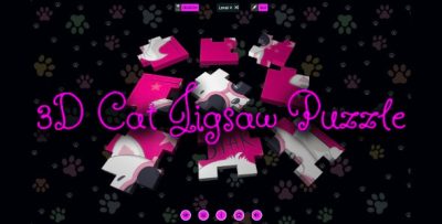 3D Cat Jigsaw Puzzle - Cross Platform Puzzle Game