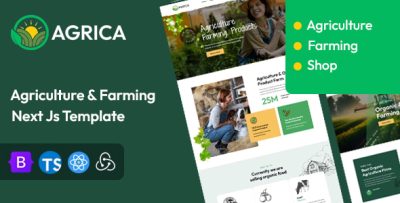 Agrica - Agriculture Next Js Template (Next 15)