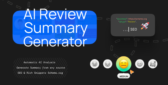 AI Review Summary - Generator Review Summary & SEO Rich Snippets for WooCommerce AI Review Summary - Generator Review Summary & SEO Rich Snippets for WooCommerce