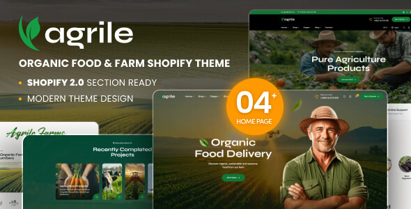 Ap Agrile - Organic Food & Farm Shopify Theme Ap Agrile - Organic Food & Farm Shopify Theme