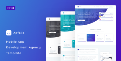 Apfolio - Mobile App Development Agency Template