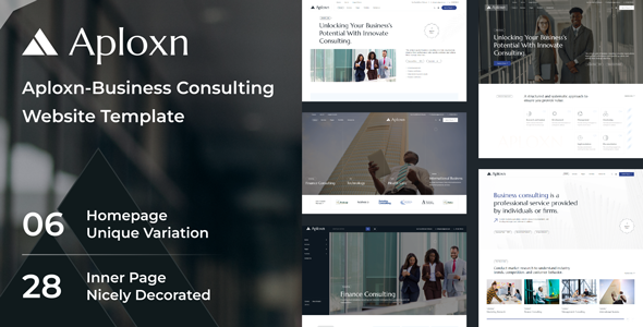 Aploxn - Business Consulting HTML Template Aploxn - Business Consulting HTML Template