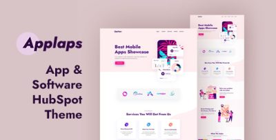 Applaps - App Software HubSpot theme